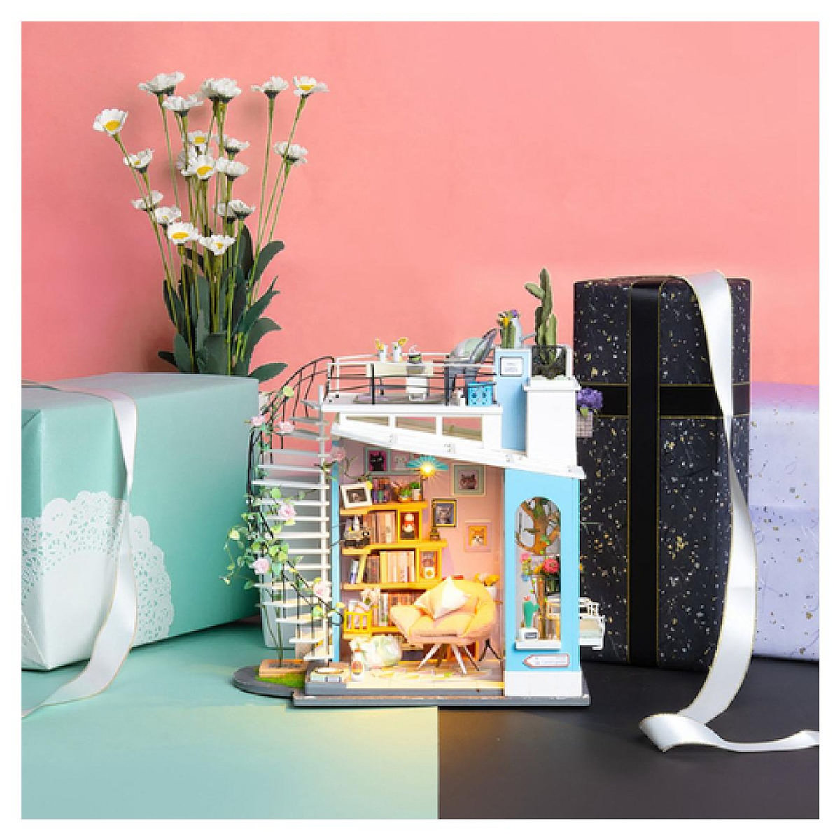 ROBOTIME maquette lumineuse le Loft de Dora