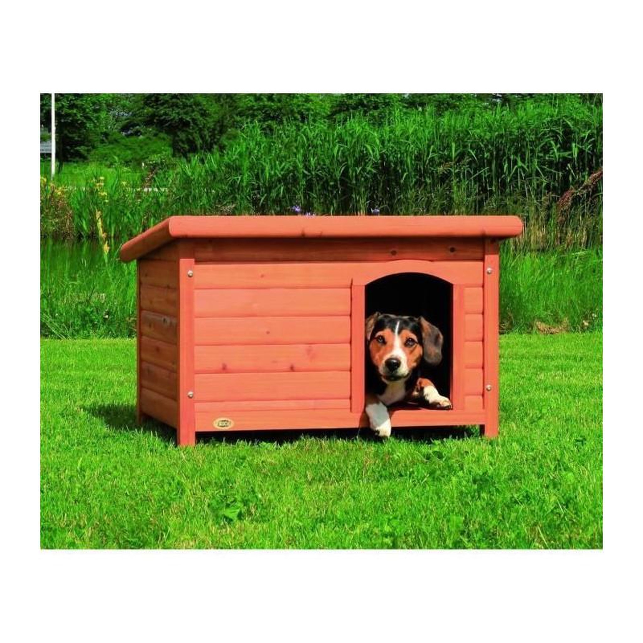 Trixie TRIXIE Niche a toit plat natura pour chien