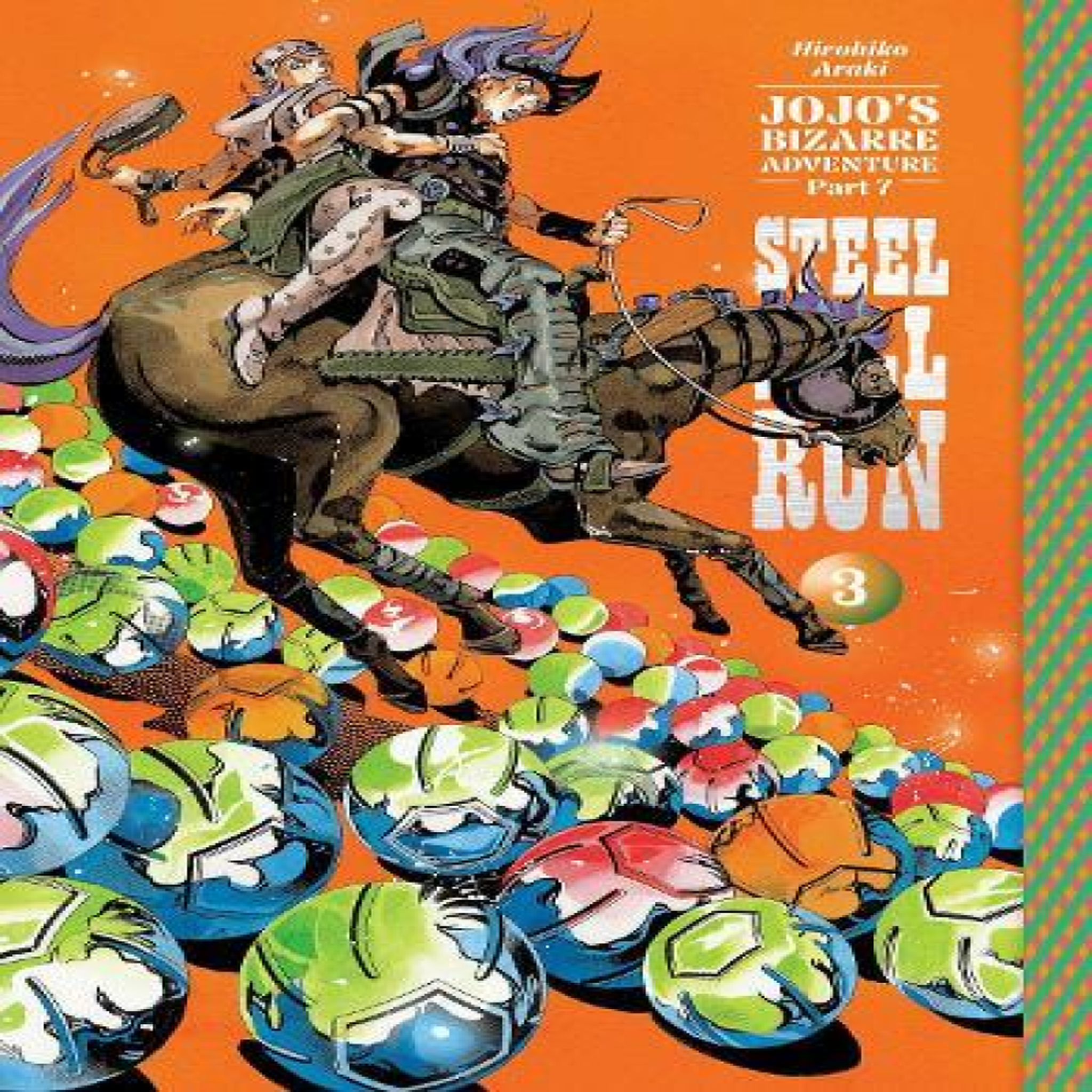 LIVRES JoJo's Bizarre Adventure: Part 7--Steel Ball Run, Vol. 3