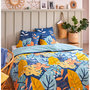 Voir la diapositive 1 : Parure housse de couette fantaisie en coton PARADISE