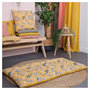 Voir la diapositive 1 : TODAY Matelas de sol fantaisie rectangulaire en coton INDIAN FLOWERS
