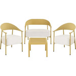 Habitat et Jardin Salon de jardin en métal et plastique  Céora  - 4 places - Jaune