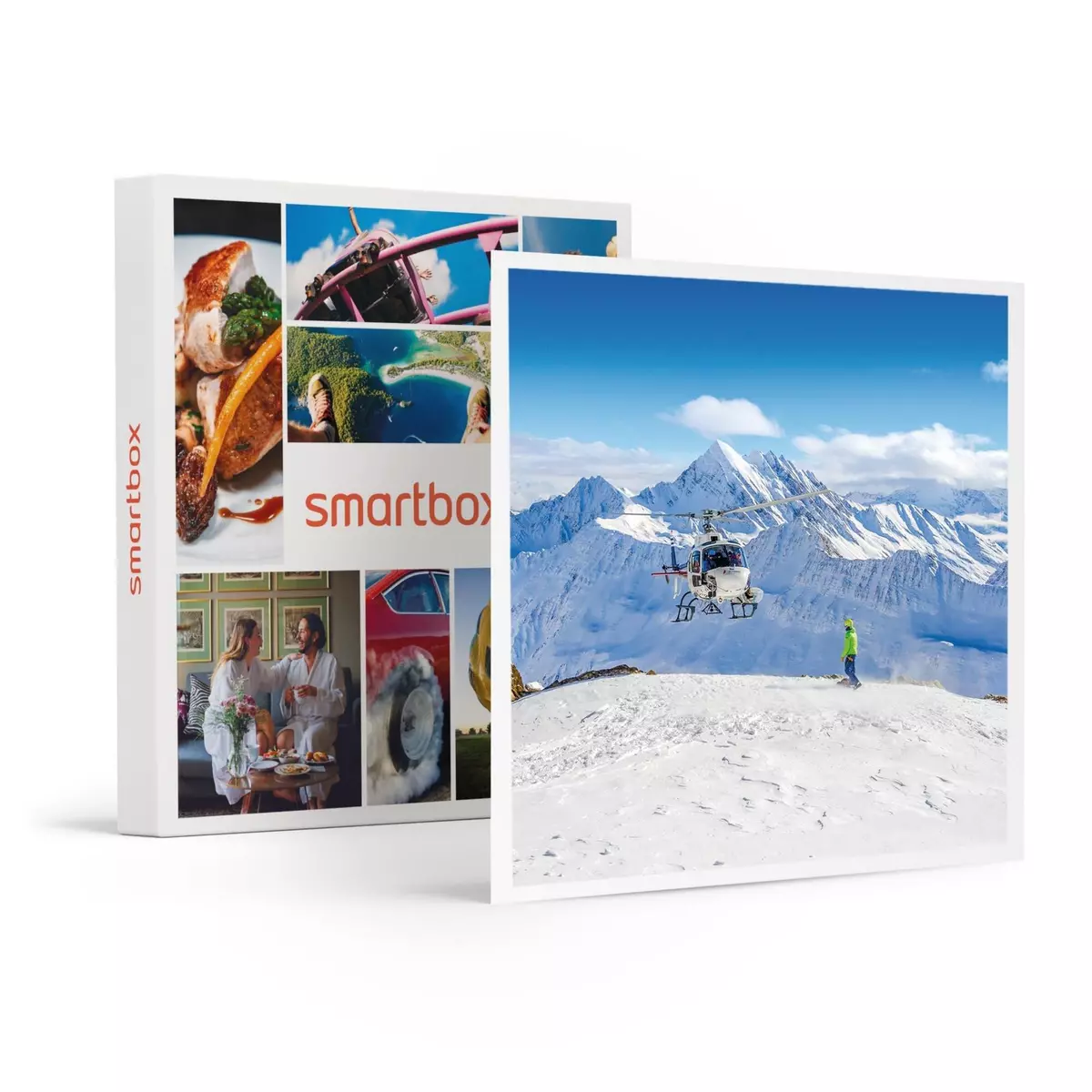 Smartbox Vol en hélicoptère de 15 min pour 2 personnes au-dessus du Mont-Blanc - Coffret Cadeau Sport & Aventure