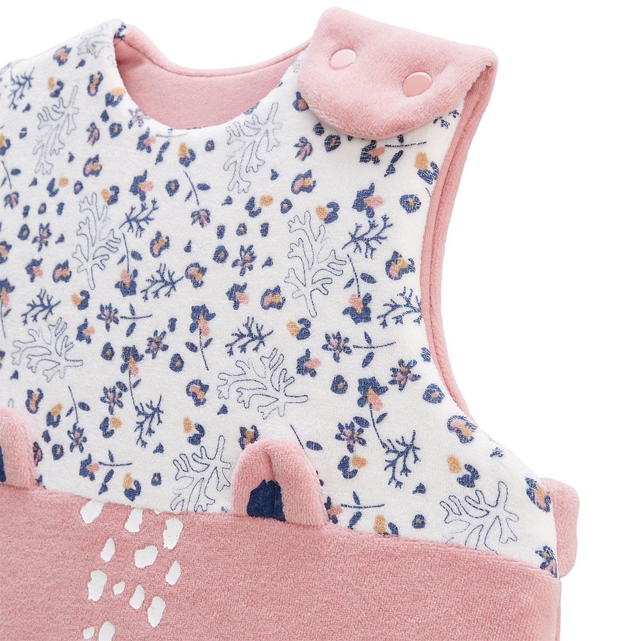 Voir la diapositive 4 : Petit Béguin Gigoteuse d'hiver en velours Céleste
