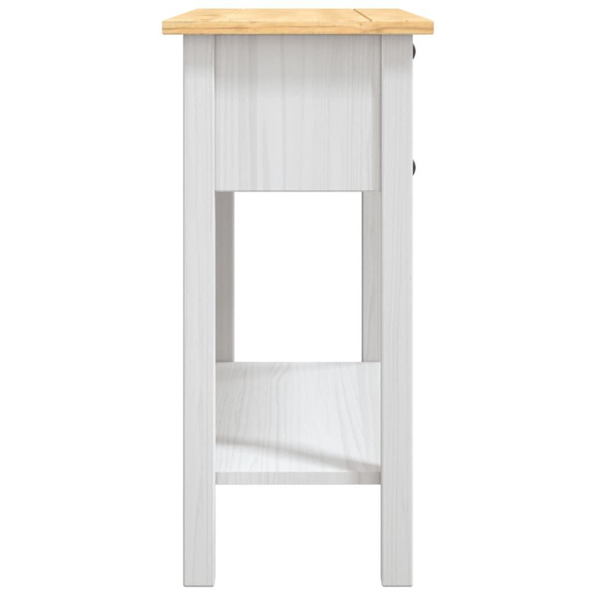 Voir la diapositive 4 : VIDAXL Table console Gamme  Pin mexicain Blanc 90x34,5x73 cm