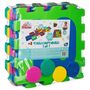 Voir la diapositive 3 : Betoys Tapis mousse marelle 10 dalles 3 en 1