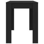 Voir la diapositive 5 : VIDAXL Table de salle a manger Noir 120 x 60 x 76 cm Bois d'ingenierie
