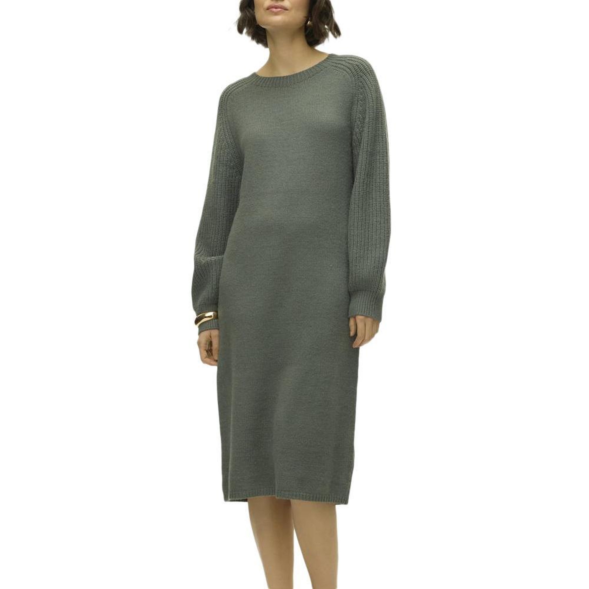 Voir la diapositive 1 : Vero Moda Robe pull verte femme vero moda enya