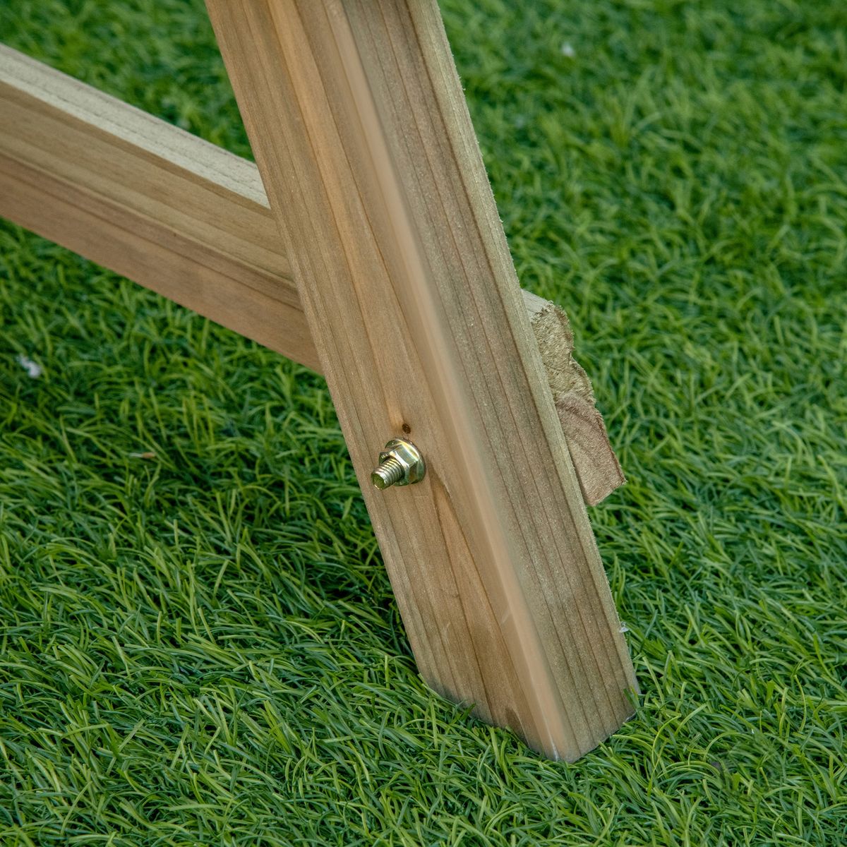 OUTSUNNY Jardinière sur pieds carré potager 3 étages dim. 71L x 61l x 77H cm inserts d'irrigation feutre de drainage bois sapin autoclave