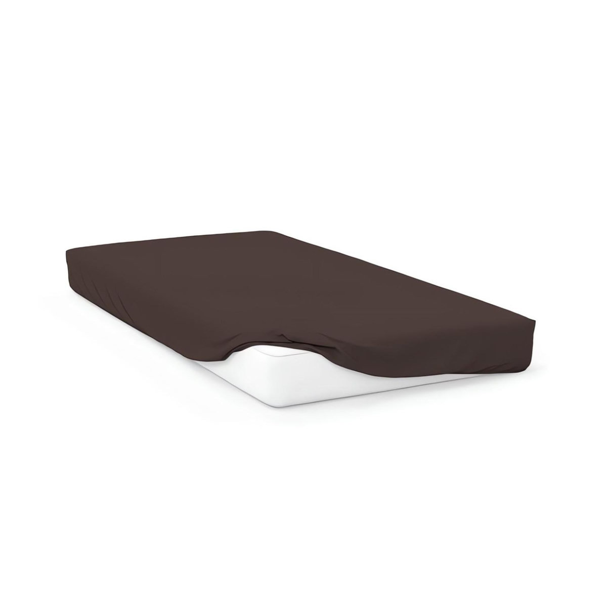 SOLEIL D'OCRE Drap housse en coton 57 fils UNI, par Soleil d'ocre
