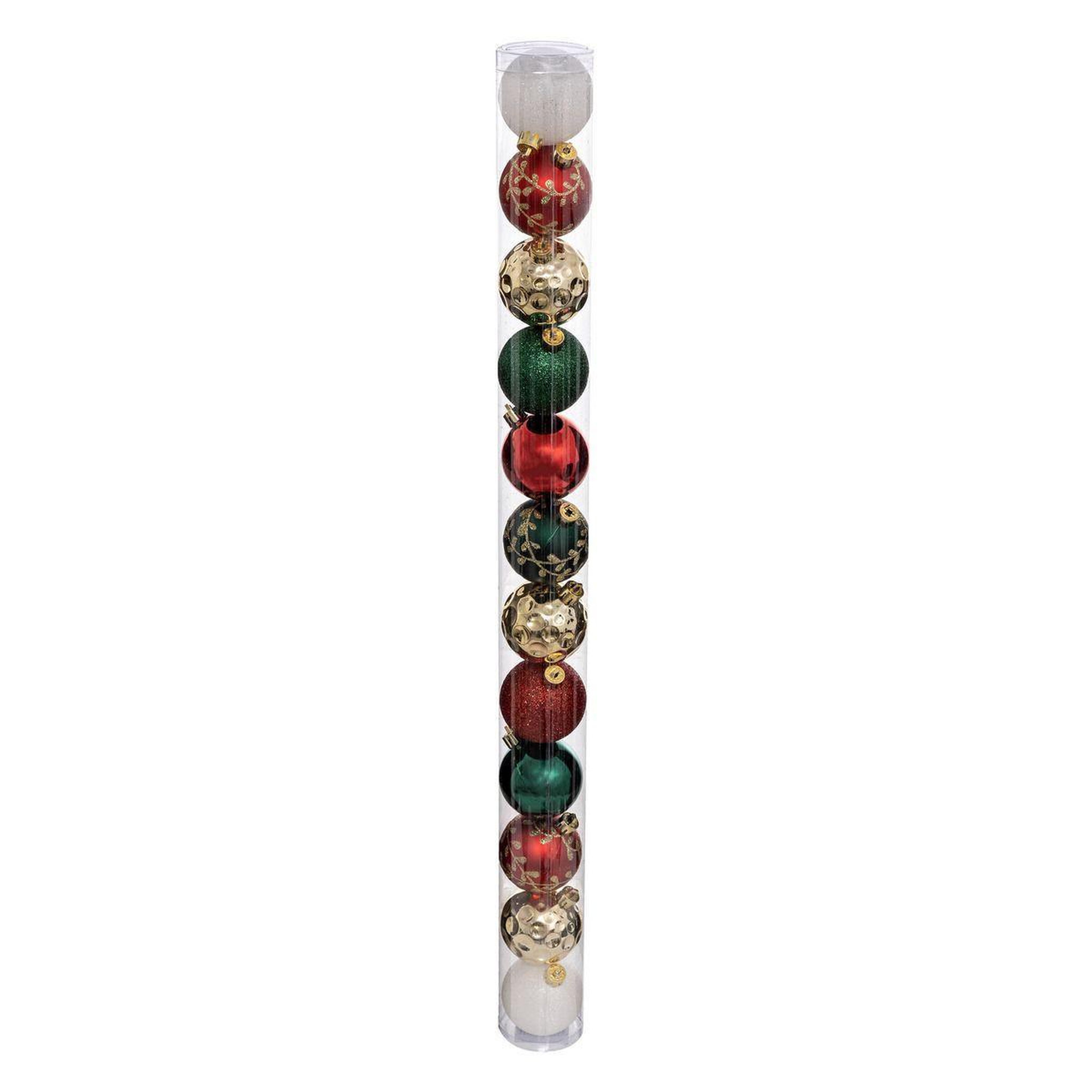 ATMOSPHERA Lot de 12 boules de noël  délices des fêtes  6cm multicolore