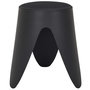Voir la diapositive 1 : The Home Deco Factory Tabouret d'appoint empilable Emma - Noir