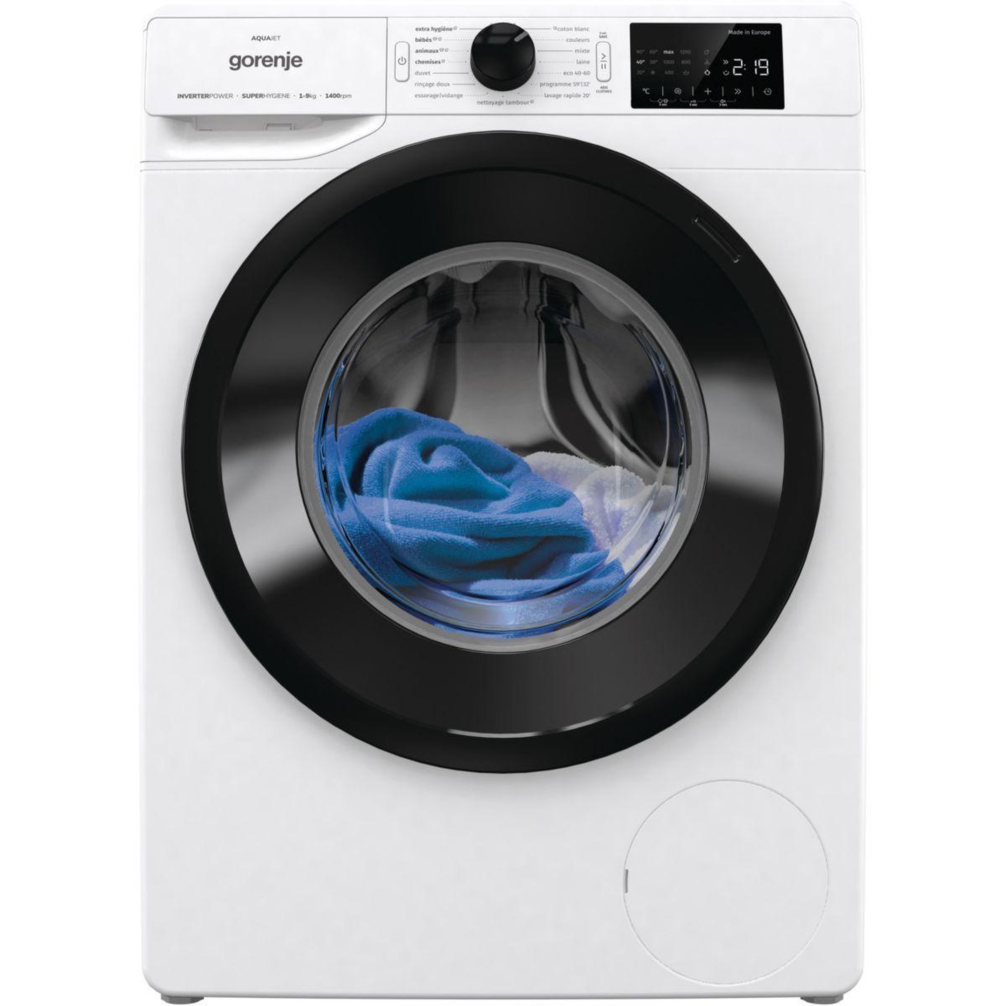 Voir la diapositive 1 : GORENJE Lave linge hublot wpnei94a1ds