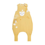 Petit Béguin Turbulette TOG 2 en gaze de coton avec pieds retroussables Ciao Milano. Coloris disponibles : Jaune