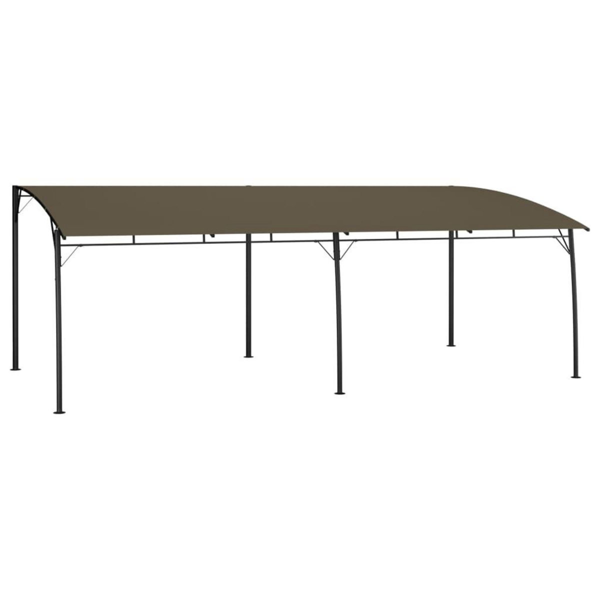 VIDAXL Auvent pare-soleil de jardin 6x3x2,55 m Taupe