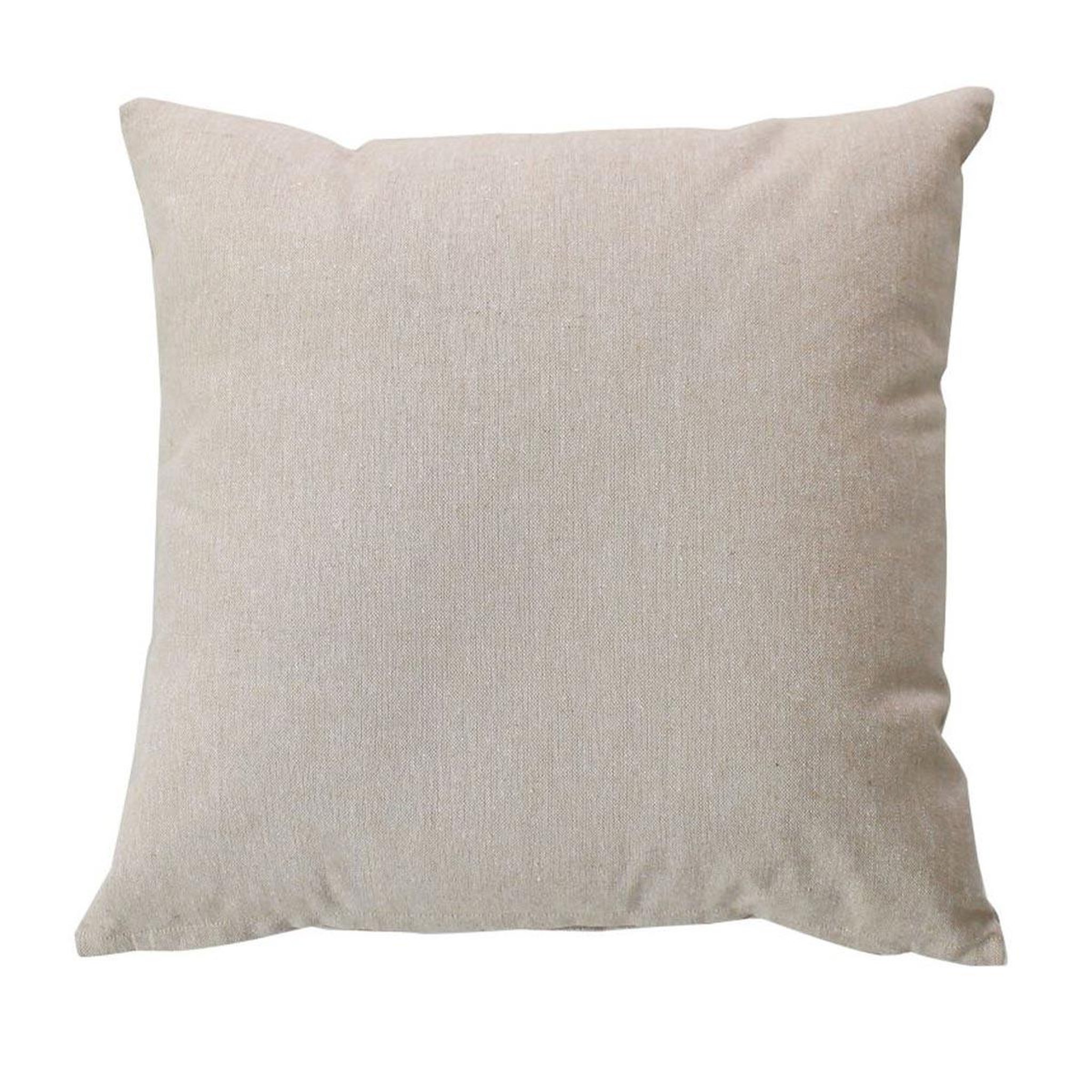 ENJOY HOME Coussin déco uni  dune  40x40cm naturel