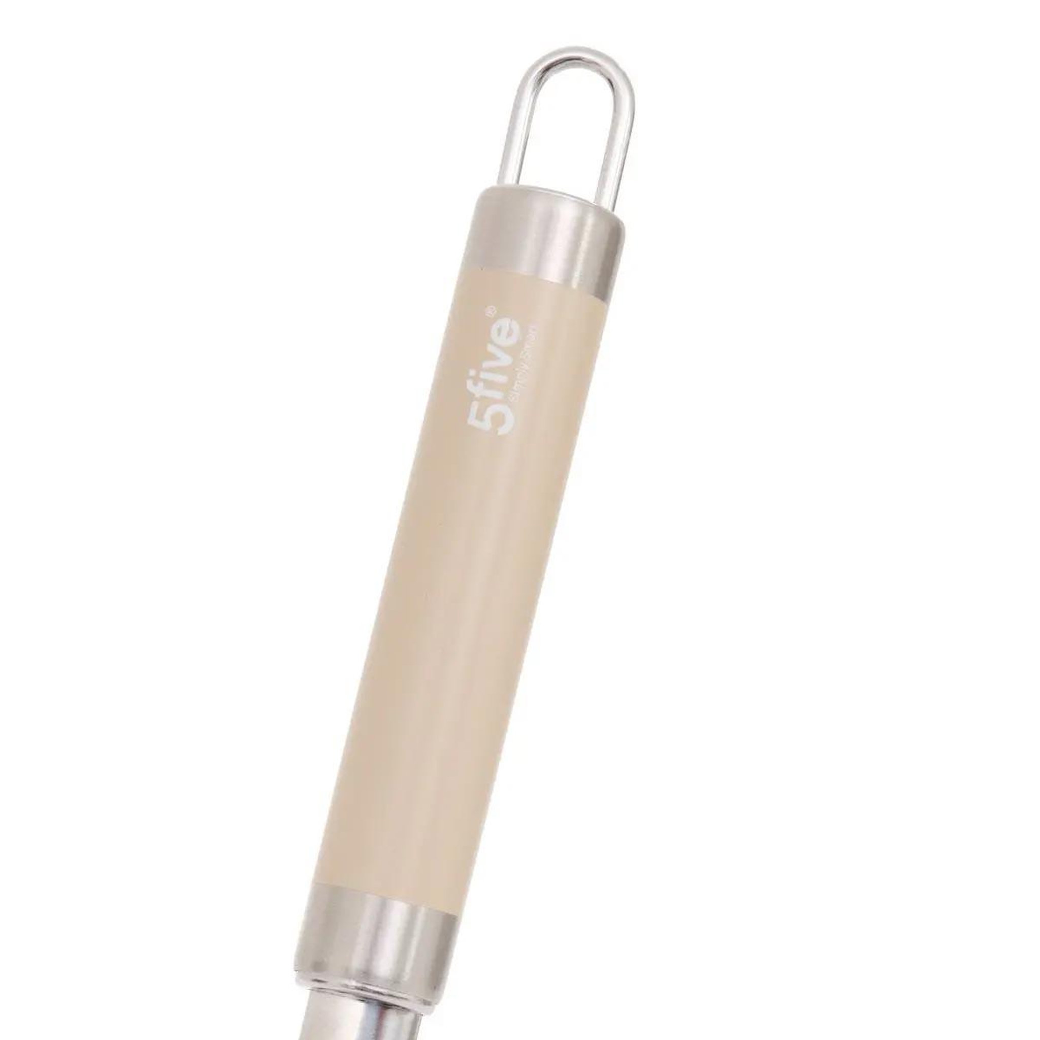 Voir la diapositive 2 : FIVE Écumoire en inox  solstice  32cm beige