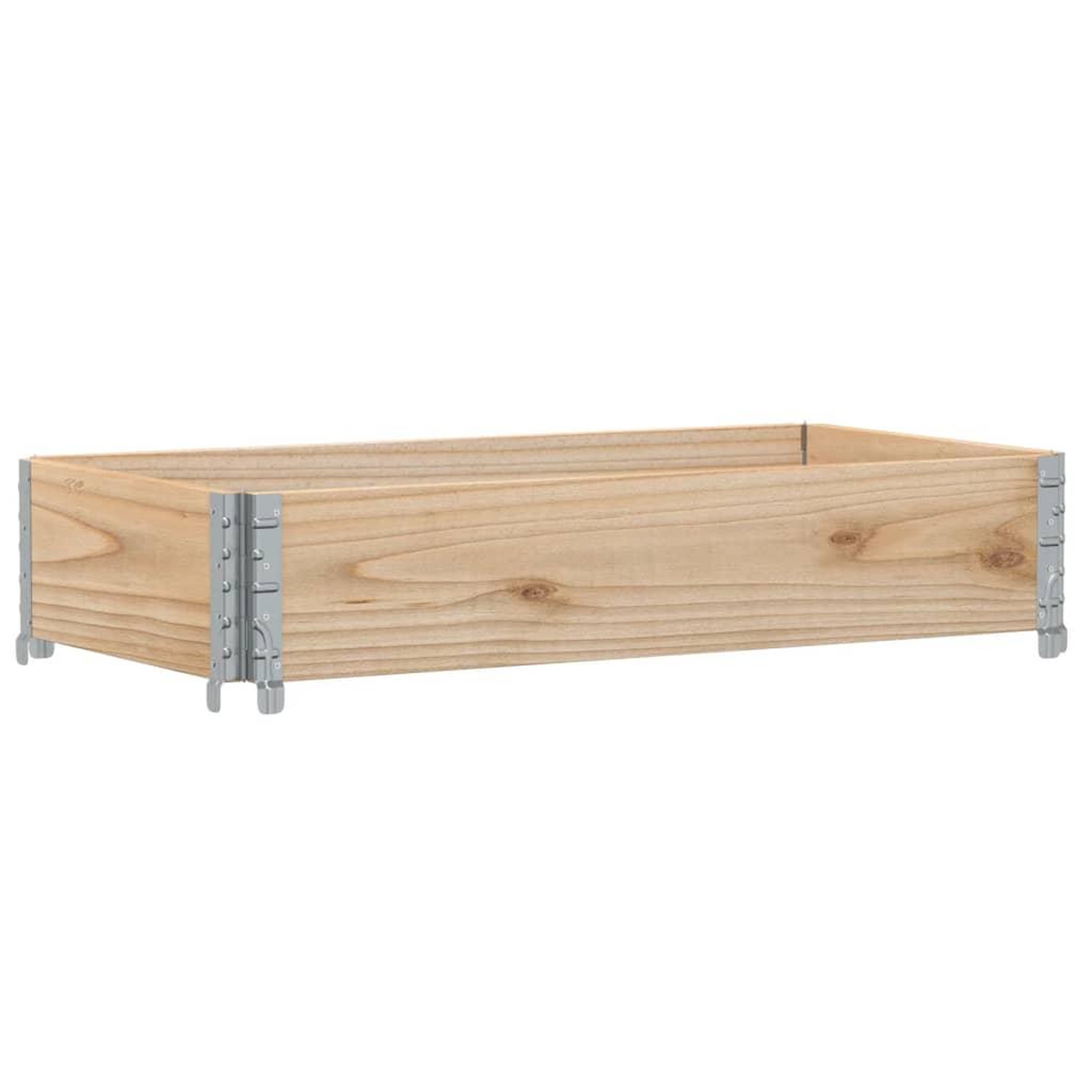 Voir la diapositive 2 : VIDAXL Jardiniere 100x50 cm bois de pin massif