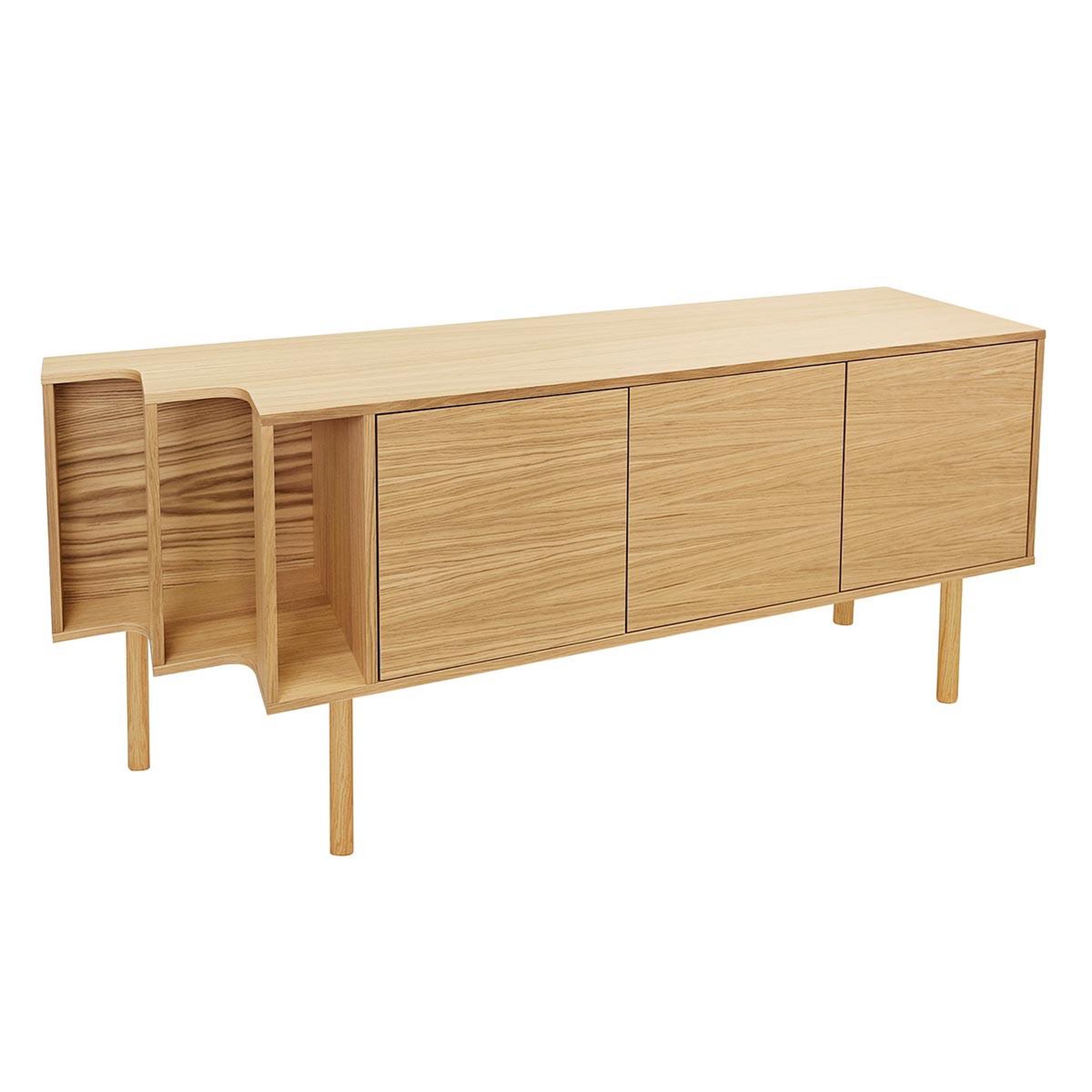 Paris Prix Buffet design 3 portes  shift  189cm chêne