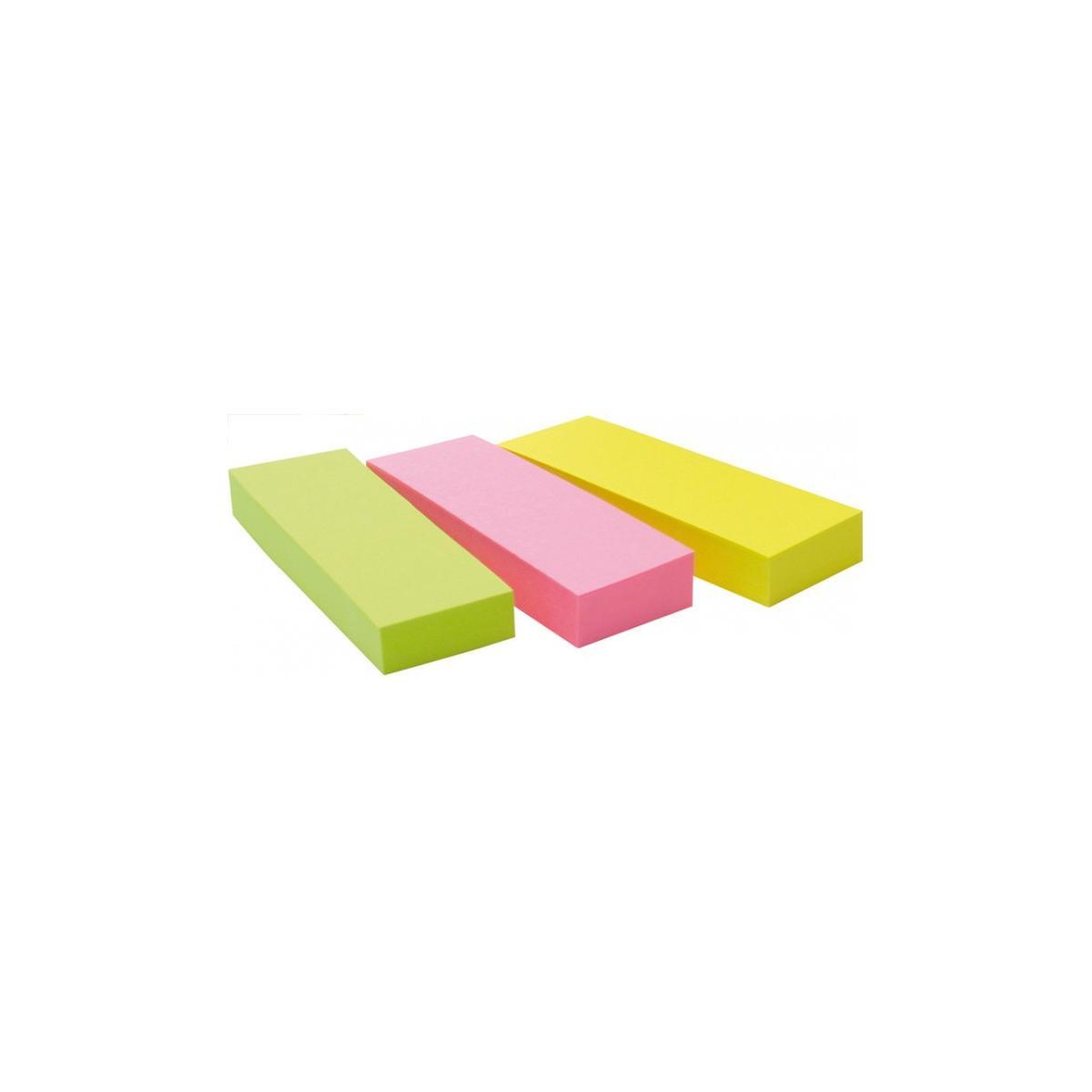 Voir la diapositive 3 : 3M 3M 671-3 Post-it Rectangle Vert, Rose, Jaune 100 feuilles Auto-adhésif