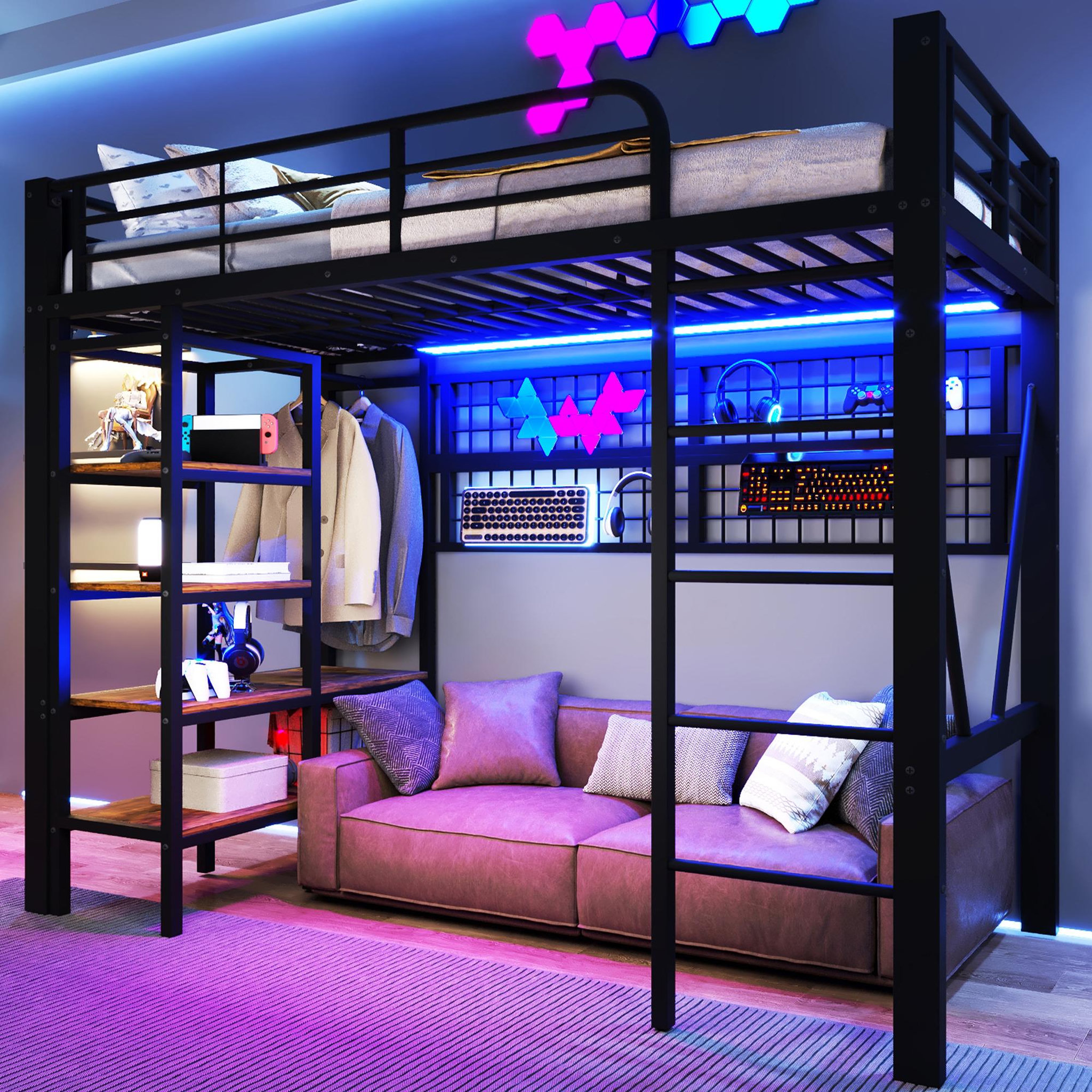 Voir la diapositive 4 : MERAX Lit mezzanine