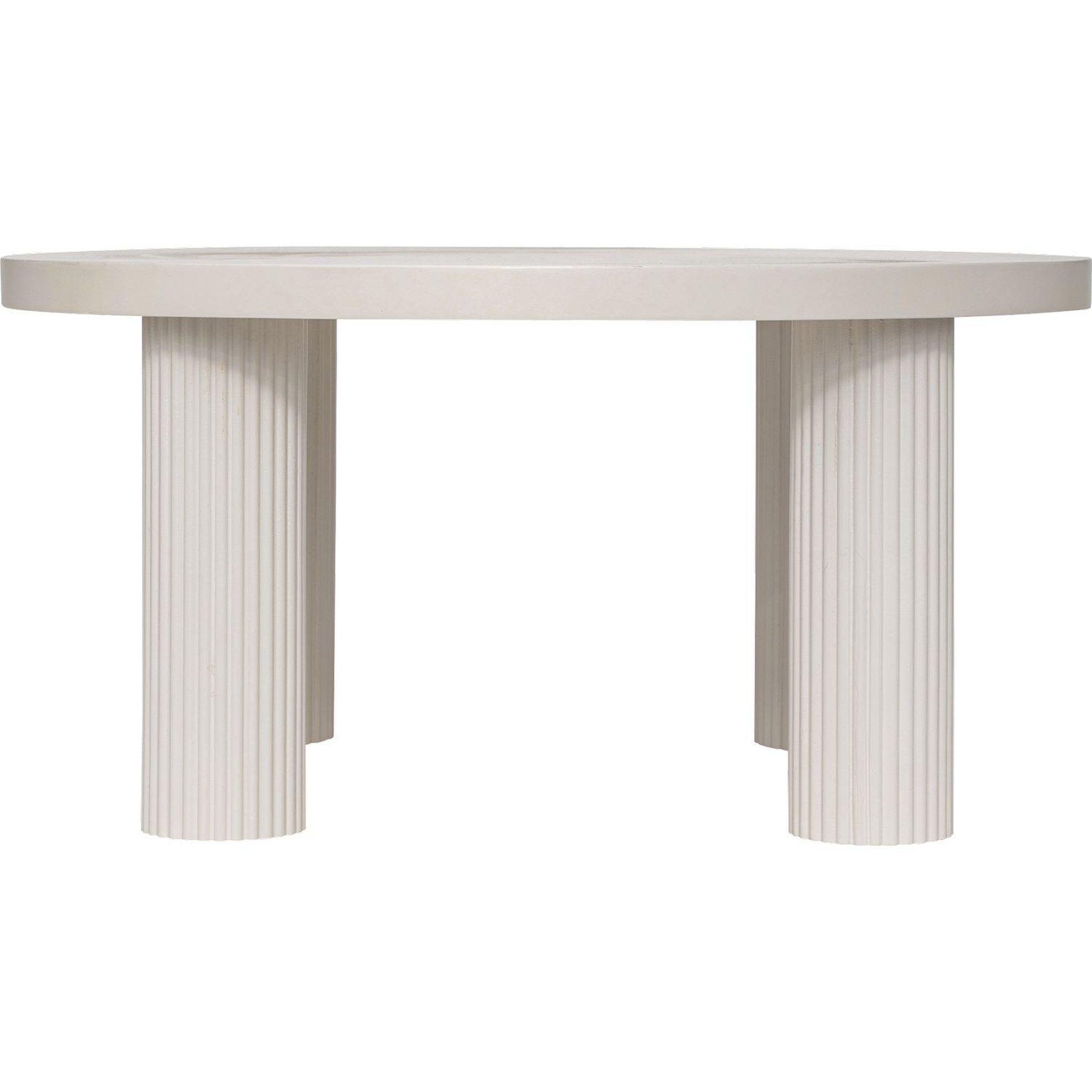 Voir la diapositive 2 : ATMOSPHERA Table basse en bois tella - crème