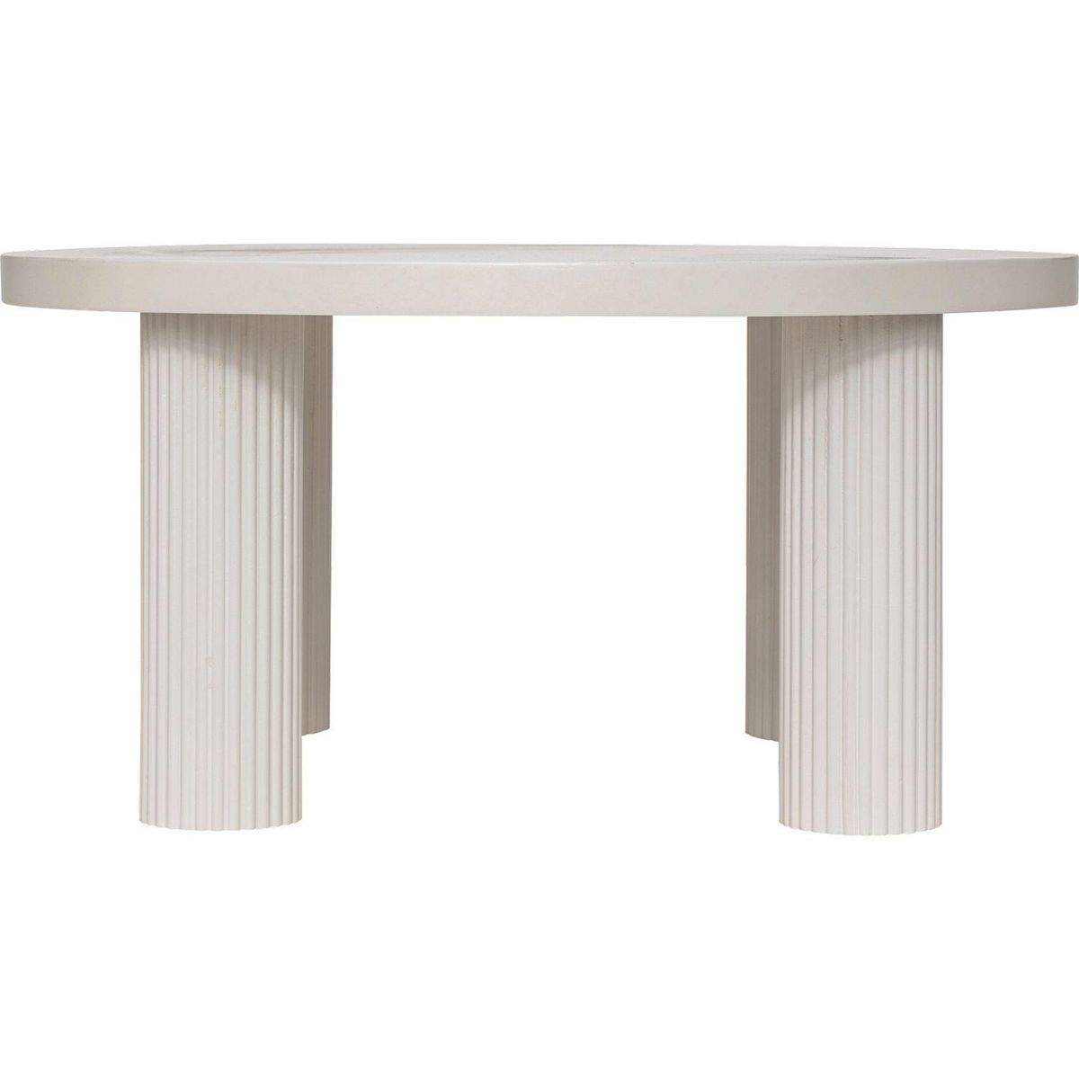 ATMOSPHERA Table basse en bois TELLA - Crème