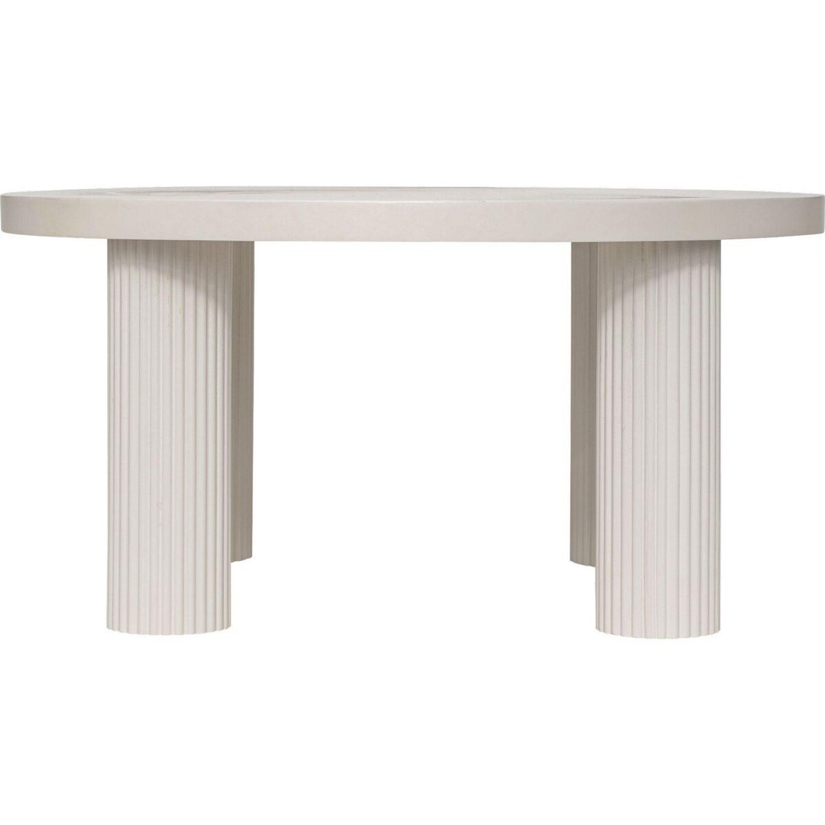 ATMOSPHERA Table basse en bois TELLA - Crème