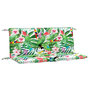 Voir la diapositive 2 : VIDAXL Coussins de banc de jardin lot de 2 multicolore 120x50x7 cm