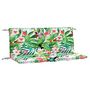 Voir la diapositive 2 : VIDAXL Coussins de banc de jardin lot de 2 multicolore 120x50x7 cm