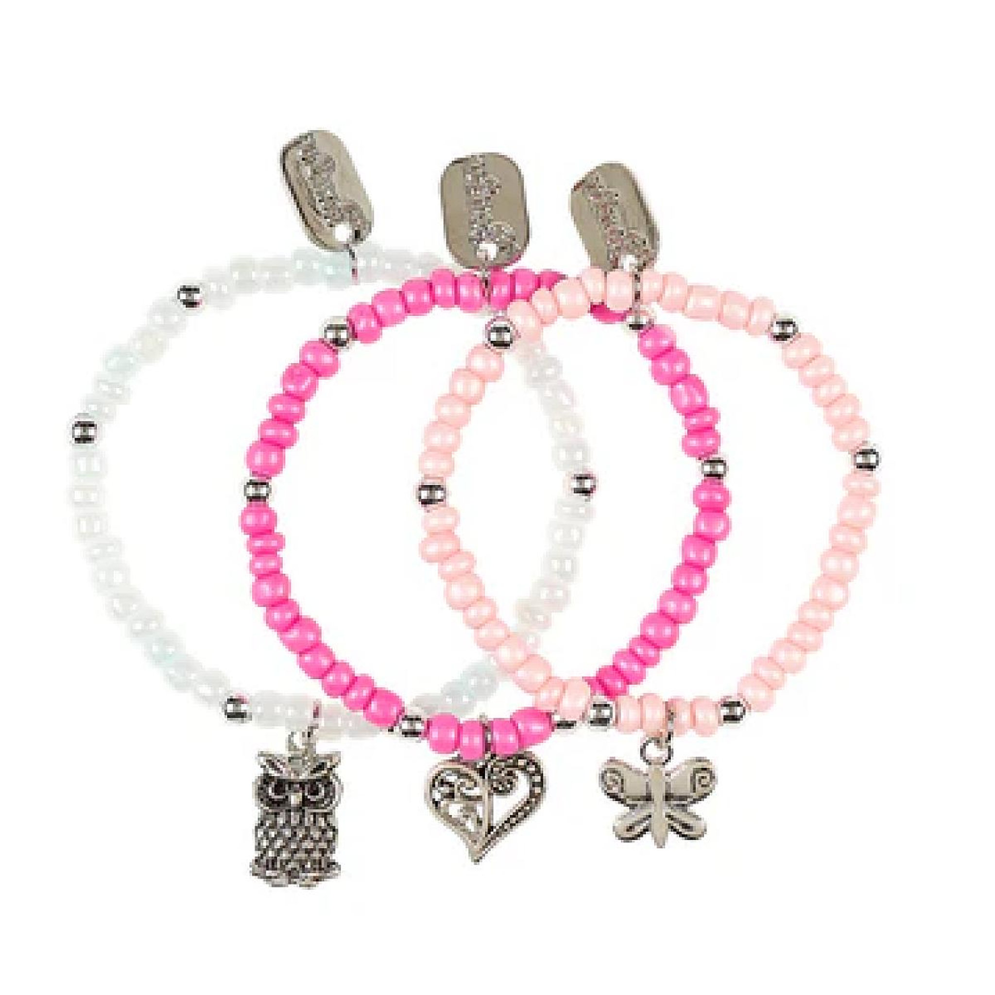Voir la diapositive 2 : SOUZA Set de 3 bracelet Vera pastel