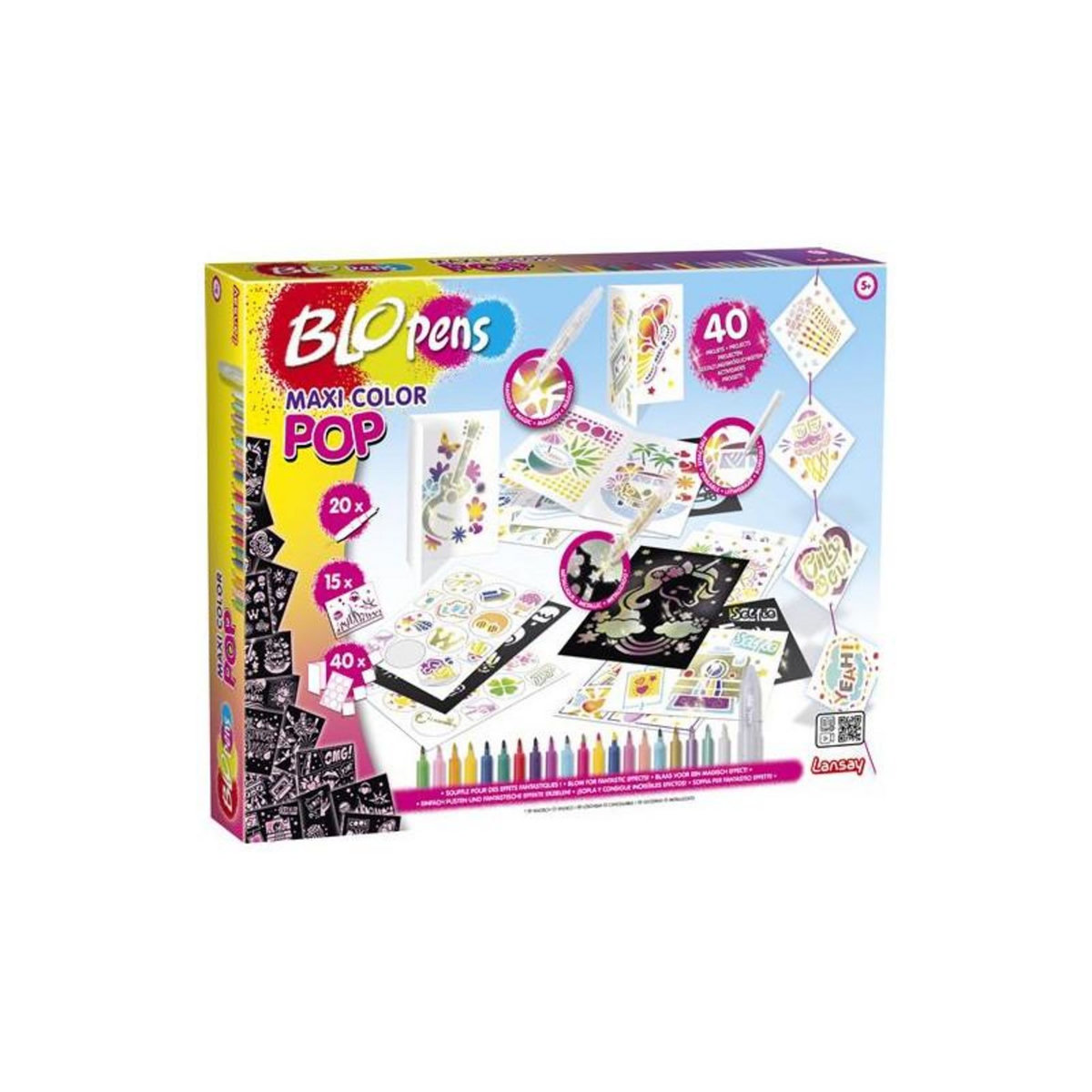 LANSAY Kit créatif Lansay Blopens Maxi Color Pop
