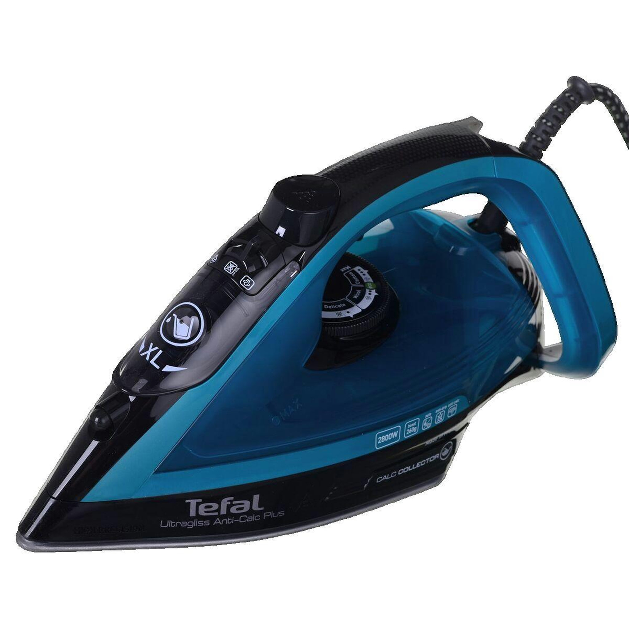 Voir la diapositive 2 : TEFAL Fer à vapeur Tefal Ultragliss Anti-Calc Plus FV6832