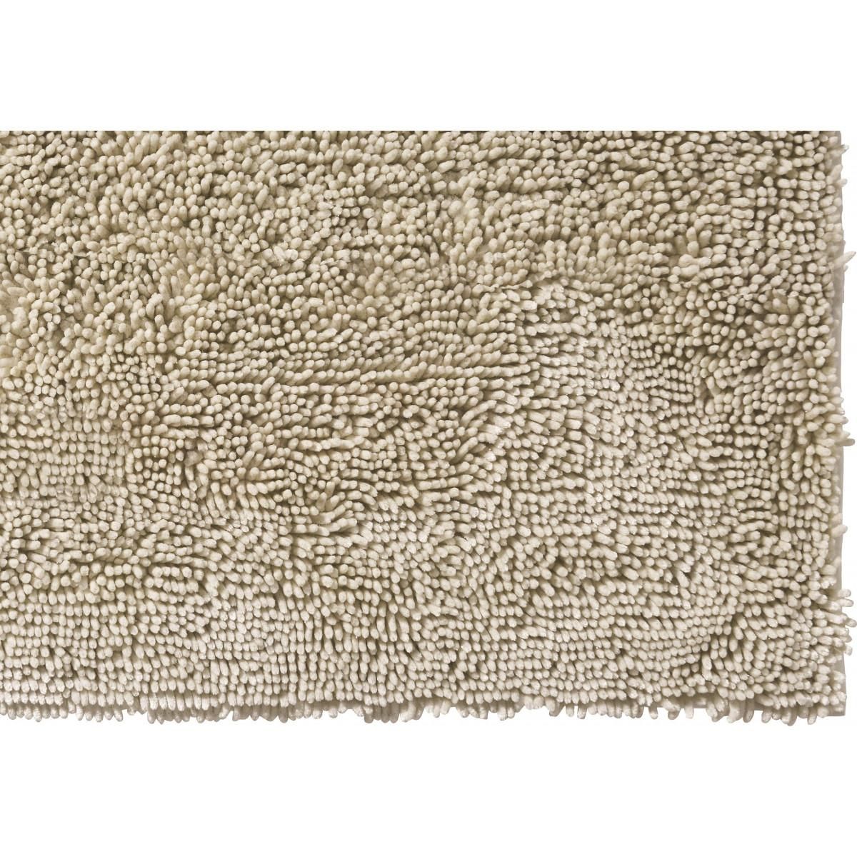 GUY LEVASSEUR Tapis de bain déco fil doré en polyester 50x80cm