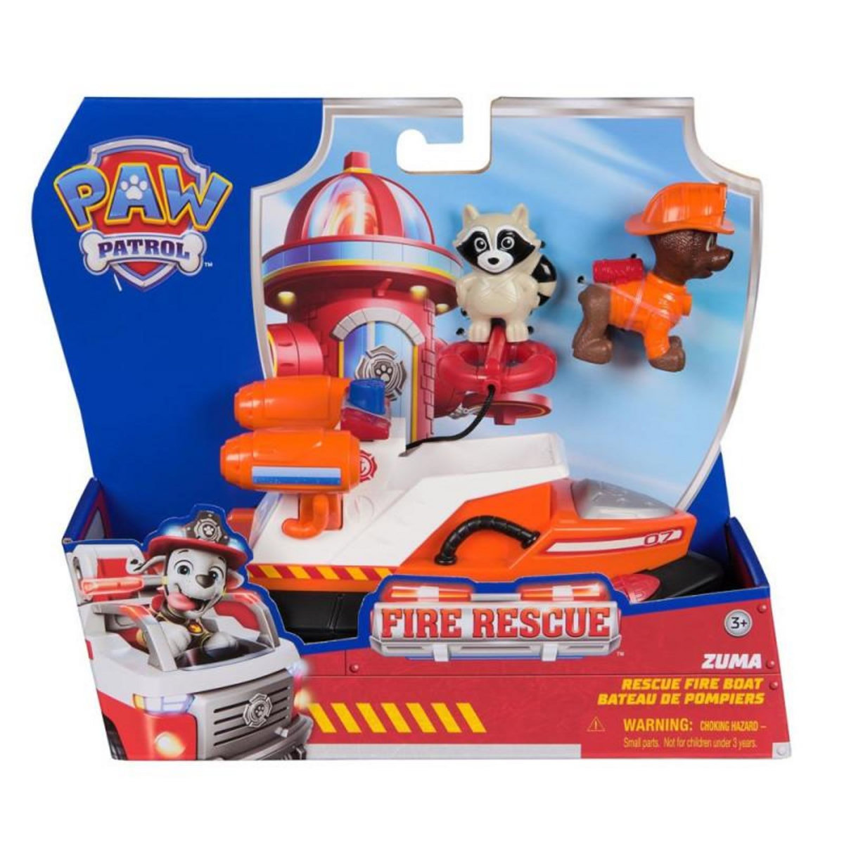 PAW PATROL Figurines et véhicule Paw Patrol Pat'Patrouille Fire Rescue Zuma