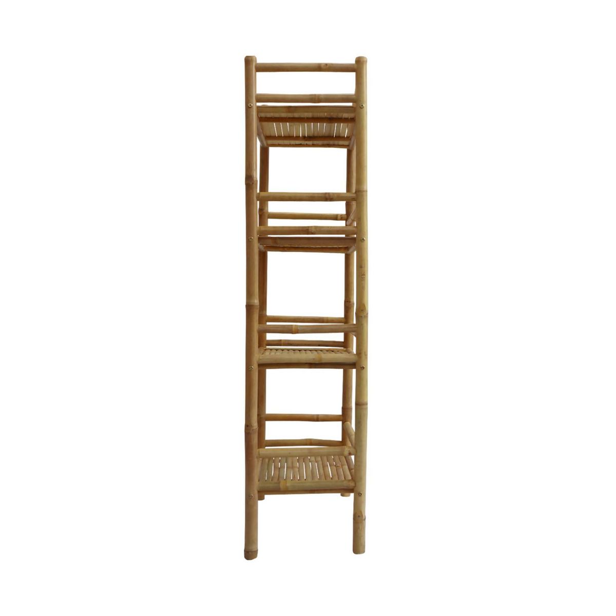 SWEEEK Etagère en bambou 4 niveaux L54cm x P32 x H144cm