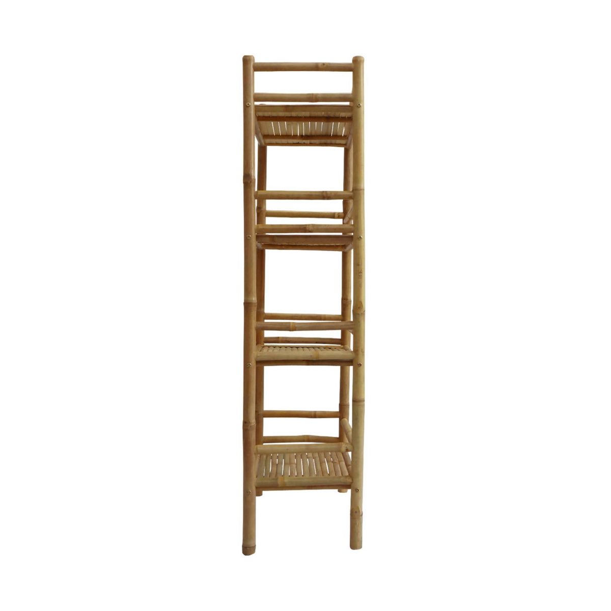 SWEEEK Etagère en bambou 4 niveaux L54cm x P32 x H144cm