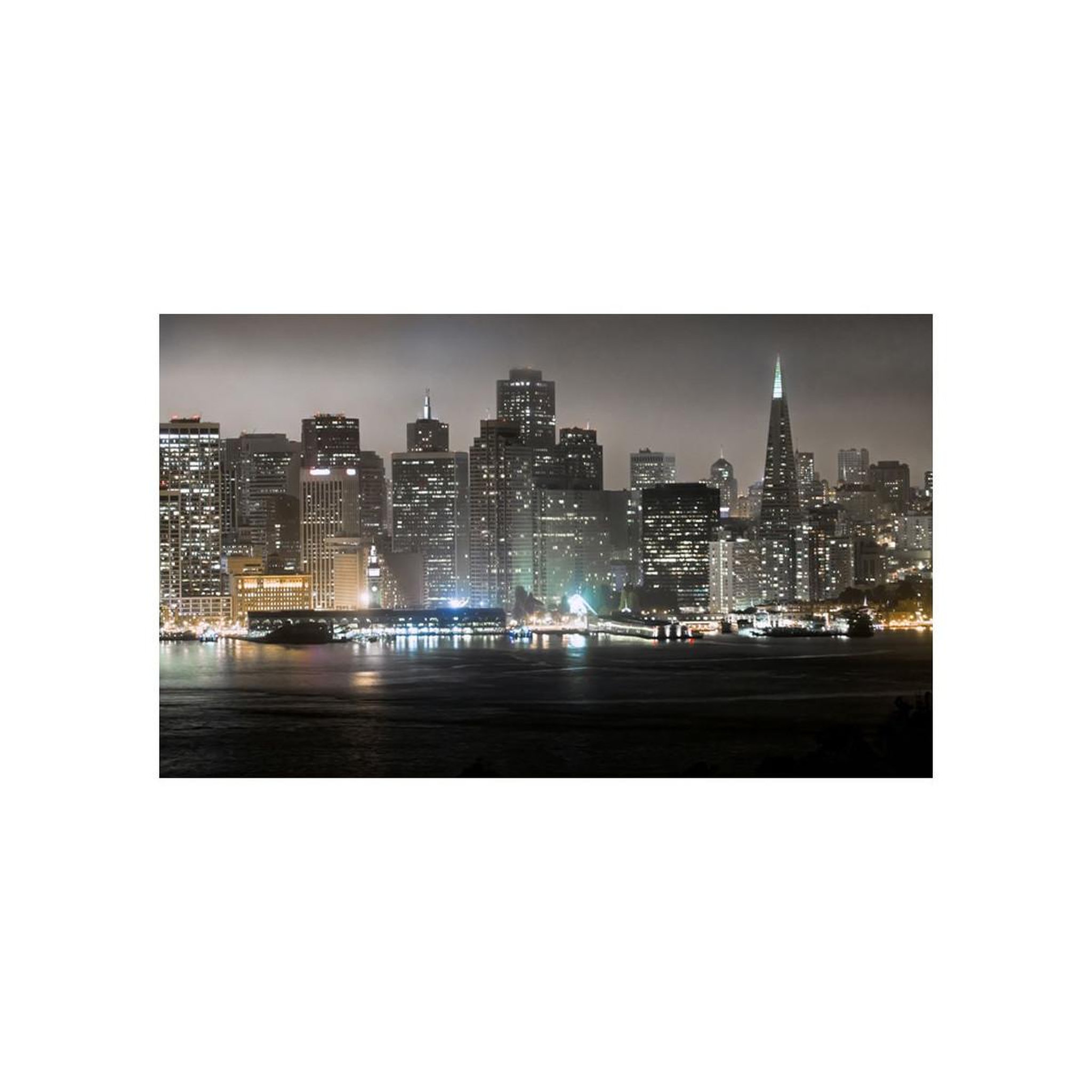 Voir la diapositive 2 : Paris Prix Papier peint  san francisco by night  270x450cm