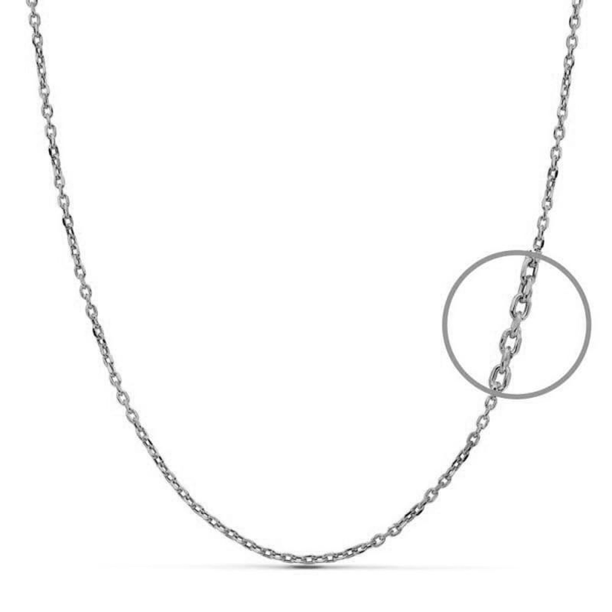 Voir la diapositive 1 : L'ATELIER D'AZUR Collier Homme Maille Forçat Acier
