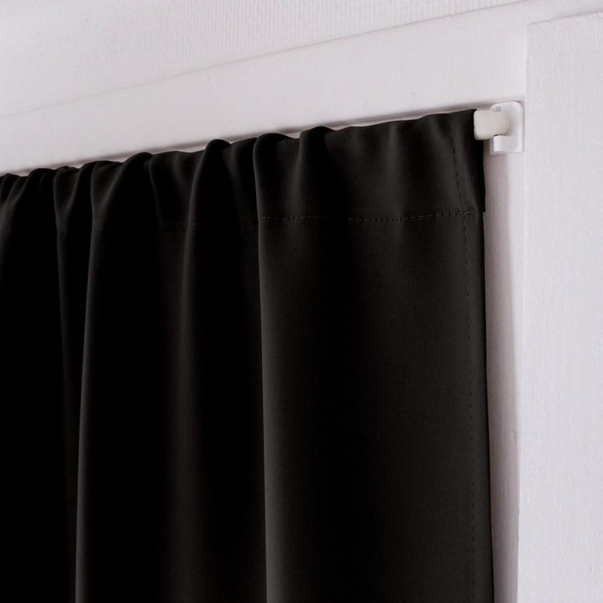 ENJOY HOME Rideau de porte occultant 90x210 Basic noir