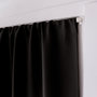 Voir la diapositive 2 : ENJOY HOME Rideau de porte occultant 90x210 Basic noir