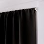 Voir la diapositive 2 : ENJOY HOME Rideau de porte occultant 90x210 Basic noir