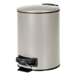 Paris Prix Poubelle à Pédale en Métal  Matteis  3L Taupe