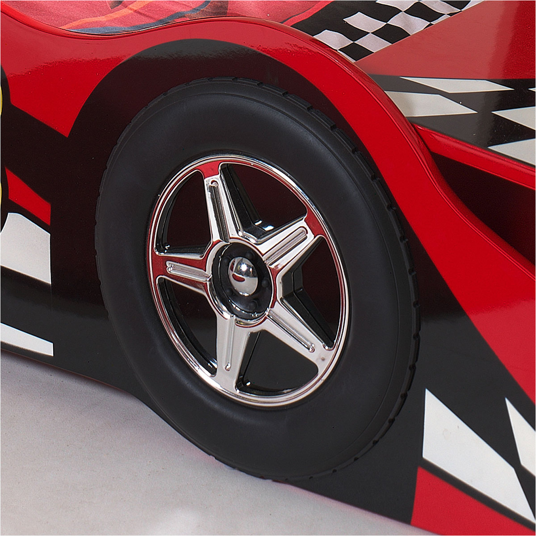 Voir la diapositive 3 : Lit enfant voiture 70 x 140 cm RACING