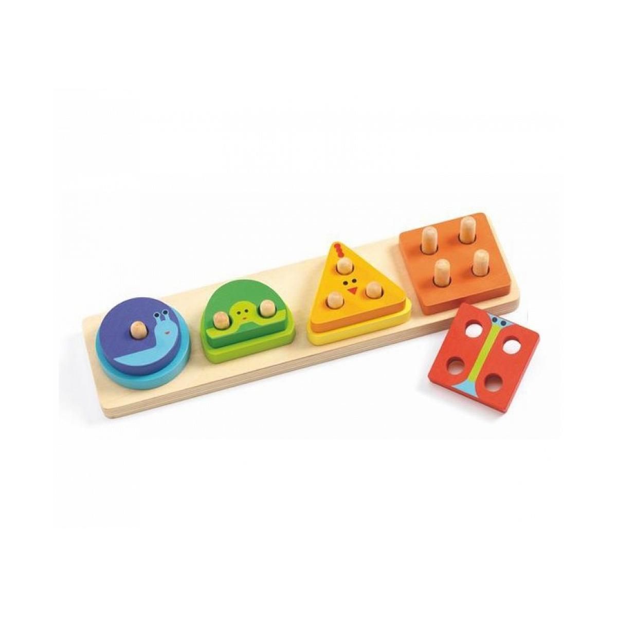 Djeco Jeu bois 1234 Basic -