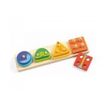 Djeco Jeu bois 1234 Basic -