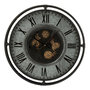 Voir la diapositive 1 : Paris Prix Horloge Murale en Métal  Hector  68cm Gris & Noir