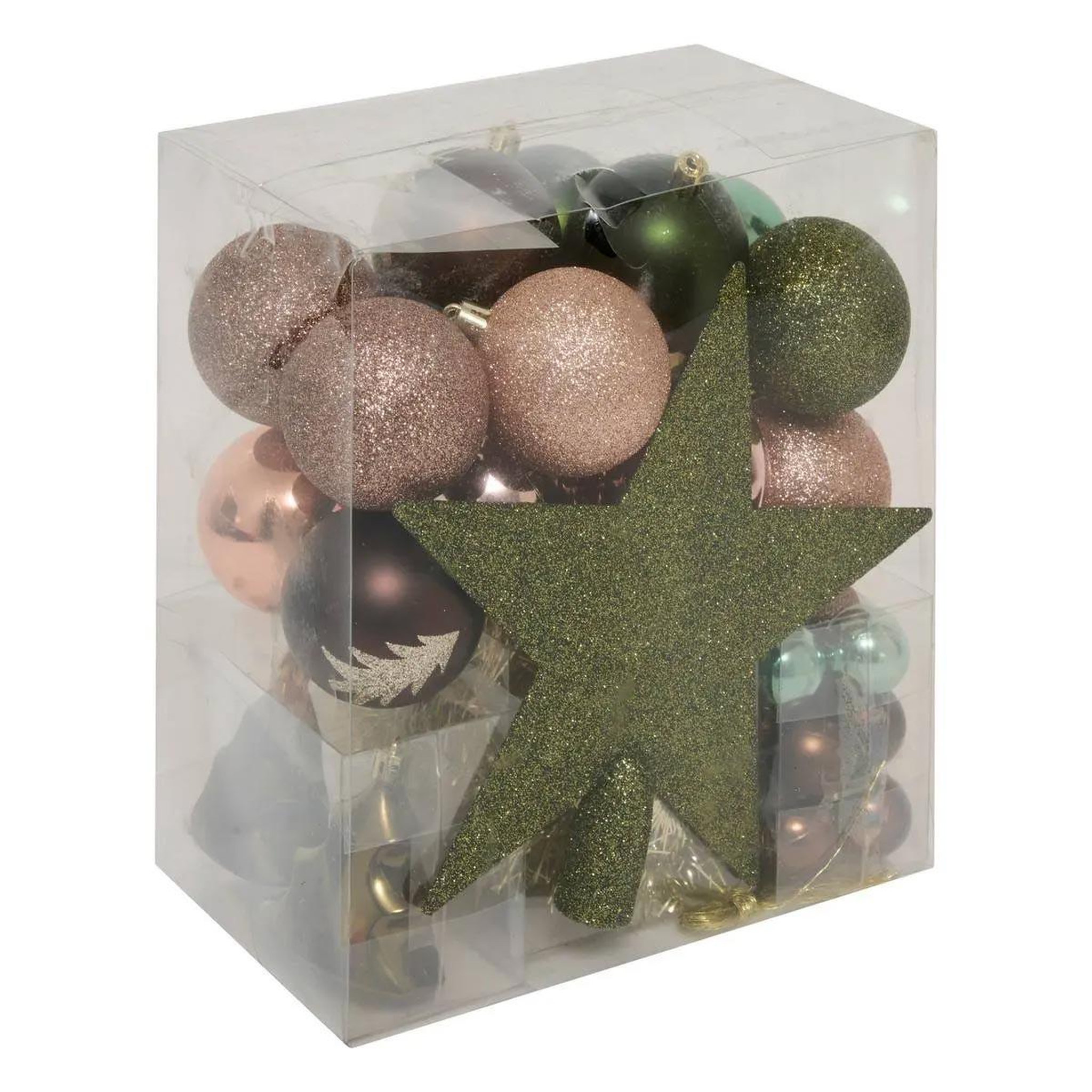 ATMOSPHERA Kit 44 pièces déco de noël  secrets des bois  24cm multicolore