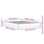 Voir la diapositive 6 : VIDAXL Cadre de lit et lumieres LED sans matelas sonoma gris 135x190cm