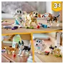 LEGO Creator 31137 - Adorables chiens,  Figurines de Teckel, Carlin, Caniche, Jouet de Construction